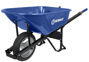 lot 5613 image: Kobalt 6 Cu Ft Wheelbarrow