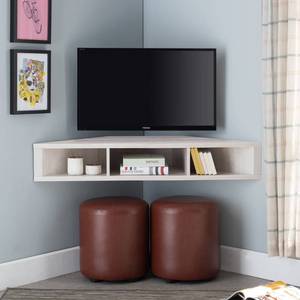 lot 5665 image: Wall-Mount Corner Media Console