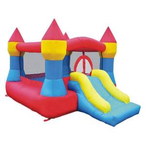 lot 5688 image: Inflatable Bounce House Castle w Slide