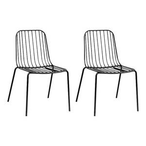 lot 55841 image: Kids Parallel Wire Activity Chair 2pk Black