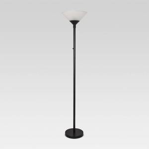 lot 55851 image: Torch Floor Lamp Black Lamp Only - Threshold