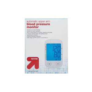 lot 55856 image: Up&Up Automatic Digital BP Monitor, Wide-Range Cuff - battery powered