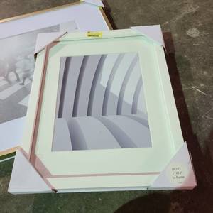 lot 55888 image: Design 14x18 Matted To 8x10 Inch Picture Frame - White