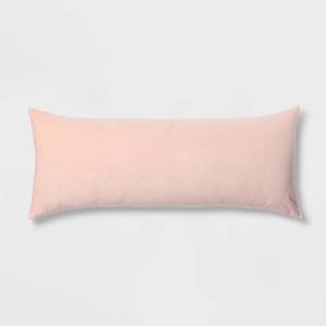 lot 55898 image: Microplush Body Pillow Blush - Room Essentials