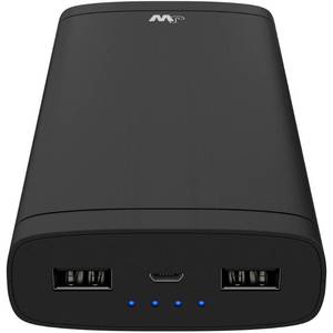 lot 55927 image: Just Wireless 16500mAh 2-Port Power Bank - Black