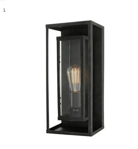 lot 55933 image: Set of 4 - Carbon Loft Capulet Outdoor Collection 1-light Bronze Wall Mount Sconce