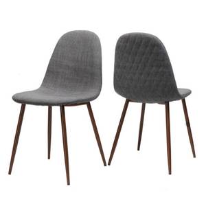 lot 55957 image: Caden Mid-century Fabric Dining Chair (Set of 2) by Christopher Knight Home- Retail$134.49