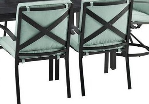 lot 55964 image: Kaplan 2 Chairs Only Outdoor Dining Set- Retail$1209.99