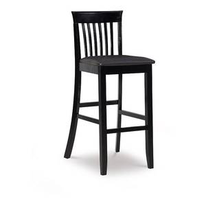 lot 55967 image: Torino Craftsmen 30 Barstool HardwoodBlack - Linon