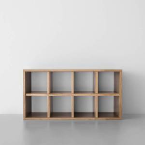 lot 68162 image: Two Shelf Horizontal Cube Natural - Made By Design
