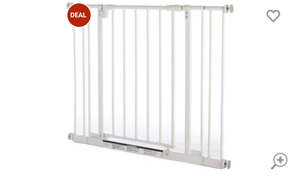 lot 68164 image: North States Easy-Close Pressure Mounted Dog & Cat Gate, White