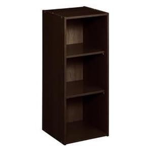 lot 68166 image: ClosetMaid #8985 Stackable 3-Shelf Organizer, Espresso
