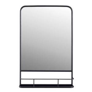 lot 68230 image: 20 x 30 Pharmacy Mirror with Metal Shelf (Powder Coated) Mirror Pewter - Threshold