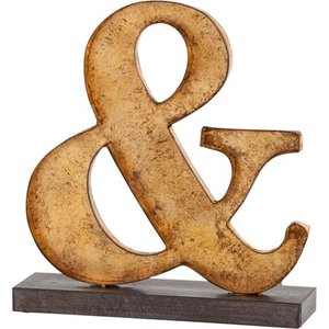 lot 68238 image: Mercana Modern Metal Decor With Gold Finish 57565