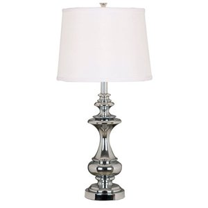 lot 68249 image: Dolores 1-light Chrome Table Lamp- Retail$82.99