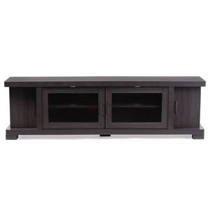 lot 68253 image: Wholesale Interiors TV838076-Embosse-CTN2 70 in. Viveka Wood TV Cabinet with 2 Glass Doors & 2 Doors
