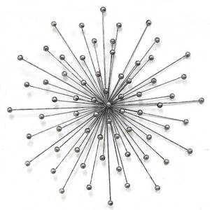 lot 68254 image: 27.98 x 27.98 Silver Burst Wall Decor Silver - Stratton Home D�cor