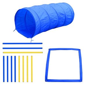 lot 68267 image: Pawhut Dog Obstacle Agility Training Course Kit