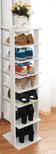 lot 68280 image: 7-Tier Shoe Rack Practical Free Standing Shelves Storage Shelves