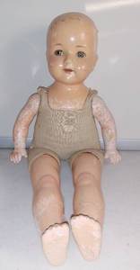 lot 4963 image: Vintage Effanbee Rosemary Walk Talk Sleep Composite Doll