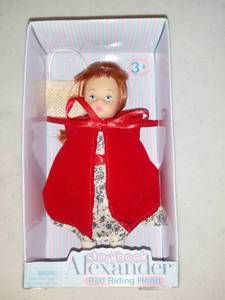 lot 4968 image: Madame Alexander Storybook Red Riding Hood Mini Doll 5 In Box