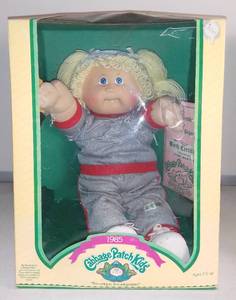 lot 6963 image: Vintage Cabbage Patch Kids Doll in Box 1985