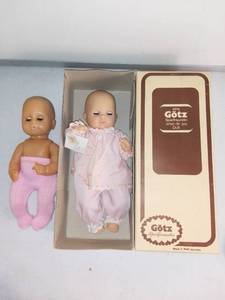 lot 6967 image: Pair of Vintage Gotz Dolls in Box