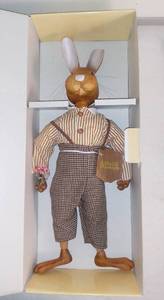 lot 6988 image: Raikes Originals Calvin Rabbit Wooden Body