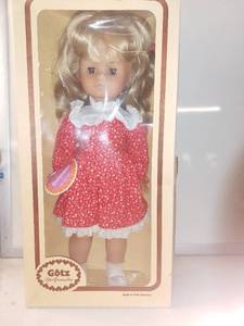 lot 6989 image: G�tz Doll In Box In Excellent Condition With Functional Eyes