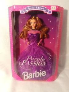 lot 7964 image: Barbie - Special Edition - Purple Passion Doll - By Mattel In 1995