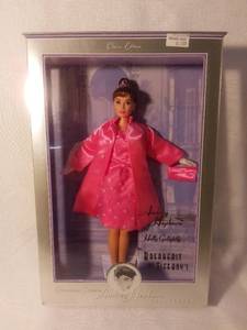 lot 7973 image: Mattel Audrey Hepburn in Breakfast at Tiffanys Pink PrincessTM Fashion by Barbie 1998