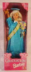 lot 7974 image: Class of 98 Graduation Barbie 1998