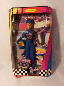 lot 7979 image: 50th Anniversary Barbie 1948-1998 Nascar Collector Edition