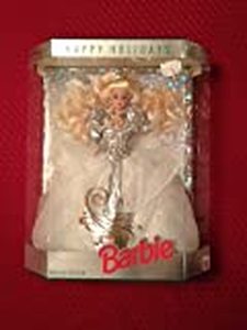 lot 7993 image: Barbie Happy Holidays Special Edition Doll 1429 Blond Vintage 1992