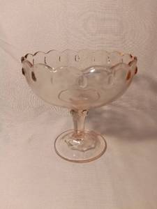 lot 9911 image: Tinted Glass Candy Dish
