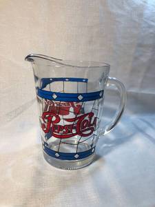 lot 9920 image: Pepsi-Cola Glass Pitcher Location Shelf 5