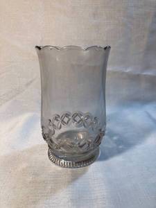 lot 9922 image: Glass Etched Vase Location Shelf 5