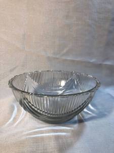lot 9925 image: Glass Etched Bowl Location Shelf 5