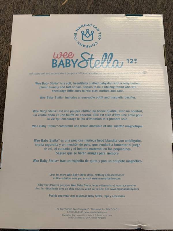 The Manhattan Toy Company Wee Baby Stella Doll Natural Historian Theme Retail 24 99 Pennies For Gold Weekend Load Out Rewards Program Apple Watch Fitbit Bmw X5 Powered