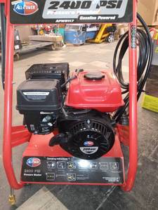 lot 1 image: ALL POWER PRESSURE WASHER, 2400 PSI, GASOLINE POWERED, APW5117