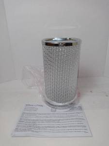 lot 74 image: ALLEN  ROTH 1-LIGHT CHROME FINISH MODERN CONTEMPORARY VANITY LIGHT wCLEAR TEXTURED GLASS SHADE