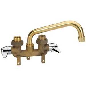 lot 94 image: Project Source Rough Brass 2-Handle Utility Sink Faucet