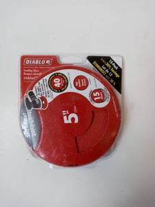 lot 225 image: Diablo Sanding Discs 40 Grit 10ct. 5