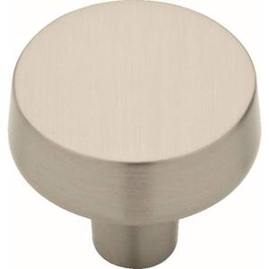 lot 236 image: Liberty Hardware P34942-C Satin Nickel Soft Modern 1-38 Mushroom Cabinet Knob