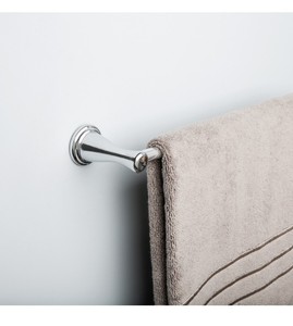 lot 261 image: Style Selections 24in Towel Bar Chrome Finish