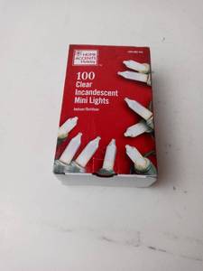 lot 268 image: 100 clear incandescent mini lights