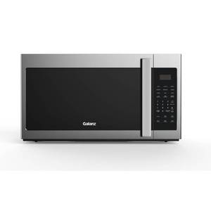 lot 136 image: Galanz 1.7 cu. ft. Over the Range Microwave Oven in Stainless Steel, Silver