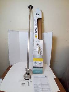 lot 155 image: Zenna Home Never Rust Aluminum Curved Shower Rod 50-72