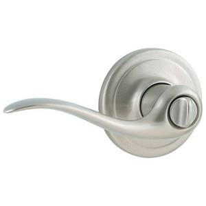 lot 160 image: Kwikset 663 Single-Sided Deadbolt in Satin Chrome