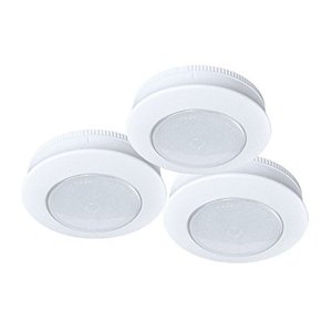 lot 166 image: Ecolight 3-Pack 3-in Battery Puck Lights